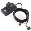 Cosiki Quadro Strumenti per Controller Display LCD per Bici Elettrica con Retroilluminazione Design Antipioggia per Scooter Mountain Bike 24V 36V 48V ((36V/48V 250W/350W))