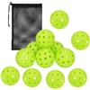 KTUXZCI Palline da pickleball con LED migliorate per partite serali Rimbalzo e durata per attività all'aperto Palline da pickleball con LED resistenti e robuste illuminano