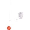 TWISAXC Kit di Palline per l'autoapprendimento, ausilio per l'allenamento di Pickleball, Allenatore di Pickleball per Principianti, con Materiali Resistenti, 40 buche, Palline, Arancia, 13x18x7cm