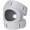 PciDinFo Ginocchiera Imbottita Elasticizzata Protezione Ginocchio Compressione Running Allenamento Traspirante Ergonomica Neoprene Adatta per Uomini E Donne, Grigio