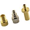 Nsaroche 3 Pezzi Adattatore Valvola Presta Converter Accessorio Pompa Ottone Uso Trasformazione Adatto a Ciclisti Outdoor Regalo Manutenzione Viaggio