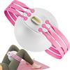 COLBOR Allenatore per cosce 10-120 lb, gonfiabile e regolabile per pavimento pelvico, portatile, donna e uomo, riabilitazione post-parto - Viola
