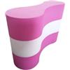 Chatonshen Pull Buoy Galleggiante per Gambe Nuoto Allenamento Galleggiante Eva Supporto Anche Strumento Galleggiamento Adatto per Bambini Esercizi, Rosa Rossa Bianca