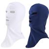 KiBcsLic 2 Pezzi Maschera Nuoto Integrale Copricapo Viso Protezione Sole Antimeduse Maschera Subacquea Anti Accessori Immersione in Nylon Leggero Adatto