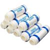 ARMYJY Lenza elastica da pesca, 10 pezzi, 100 m, in nylon resistente, 0,25/0,3 mm, con bobina fissa per avvolgere esche da pesca in mare (PJ-4/0,3 mm (versione semplice))
