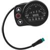 Crabop KT-900S Ebike Display LED Meter 5-Pin SM Interfaccia 6km/h Boost Faro Controllo Faro Indicatore di batteria a 4 livelli per controller Quantum (interfaccia impermeabile a 5 pin)