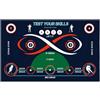 Buhygn Tappetino da allenamento per hockey su prato, portatile e leggero, 90 x 60 cm, tappetino antiscivolo per allenamento, per interni ed esterni, palestra, scuola, prato, cortile