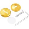 Pegciuho Tappo Superiore per Serie Sterzo Bici, Tappo Superiore per Attacco Manubrio Bici, Ingranaggio Leggero, Facile Installazione con Chiave, Copertura Supe, Oro