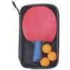 STOBAZA Set da 2 Racchette da Tennis Tavolo con Manico Ergonomico in Pioppo e Gomma, Include 3 Palline per Allenamento e Sport, per Training