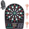 Genérico Set di bersaglio elettronico - ABS 26 x 20 x 3 cm | Kit freccette sportive digitali bersaglio punteggio automatico con display LCD | Tabellone di gioco interattivo per bar, intrattenimento, riunione