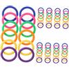 Tofficu 60 Pezzi Anelli per Bottiglie Miglioramento Precisione e Coordinazione Mano- in Plastica Design Ergonomico Gioco di per Feste e