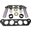 PARTSDEPOT Kit Termostato 143° Ottone Compatibile con Johnson/Evinrude 85-140hp V4 Crossflows
