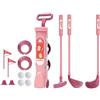 LOVIVER 1 Set di Palline da Minigolf per Bambini, Accessori in PP, Leggere, Realistiche, Facili da Trasportare, Adatte a Bambini E Bambine dai 2 Ai 5 Anni, PE, Rosa