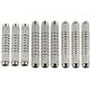 LUORNG 9pcs 10/12/14G Dart Barrels Sostituzione Set Argento per Dart Practice