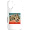 Mappa dell'Australia fauna selvatica can Custodia per iPhone 17 Mappa dell'Australia fauna selvatica canguro koala vombato