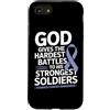 Stomach Cancer Warrior Gifts for Women a Custodia per iPhone SE (2020) / 7/8 Consapevolezza del cancro allo stomaco Pervinca Novembre Cancro allo stomaco