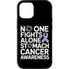 Stomach Cancer Warrior Gifts for Women a Custodia per iPhone 12/12 Pro Consapevolezza del cancro allo stomaco Pervinca Novembre Cancro allo stomaco