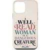 Coffee And Chapters Custodia per iPhone 12 mini Ben letto donna lettore citazione libro amante femminista