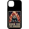 Christian Revival Jesus Fire Kingdom Fai Custodia per iPhone 14 Plus Brucia per il revival del fuoco cristiano del regno