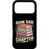 Reading Father Library Lover Bookworm Da Custodia per iPhone 17 Pro Max Prenota Papà Solo un altro capitolo Always Reader