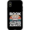 Reading Father Library Lover Bookworm Da Custodia per iPhone X/XS Prenota Papà Solo un altro capitolo Always Reader