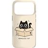 Homeless Cat Custodia per iPhone 17 Pro Homeless Cat Box Gatto Divertente Gattino Carino Gatto Nero