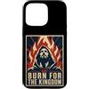 Christian Revival Burn For The Kingdom F Custodia per iPhone 15 Pro Max Brucia per il culto cristiano del revival del regno