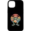 Surf Frog Retro Beach Sunset Custodia per iPhone 13 Cool Surfing Frog Estate Retro