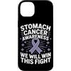 Stomach Cancer Warrior Gifts for Women a Custodia per iPhone 14 Plus Consapevolezza del cancro allo stomaco Pervinca Novembre Cancro allo stomaco