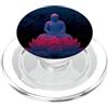 Buddha Designs by Kajiro Buddha astratto - fiore di loto - buddismo spirituale buddista PopSockets PopGrip per MagSafe