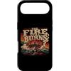 Christian Revival Faith Fire Cross Custodia per iPhone Air Retro Mountain Cross Il fuoco brucia ancora