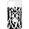 Mighty Nature Scenes Custodia per iPhone 12 mini Lupo nascosto nella foresta illusione ottica