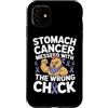 Stomach Cancer Warrior Gifts for Women a Custodia per iPhone 11 Consapevolezza del cancro allo stomaco Pervinca Novembre Cancro allo stomaco