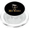 Medieval Renaissance Ren Faire Jousting Sir Render Surrender Divertente Cavaliere Medievale Meme PopSockets PopGrip per MagSafe