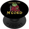 Medieval Renaissance Ren Faire Jousting Meme I'm Burnt Out M'Lord Ren Faire Medieval Knight Frog PopSockets PopGrip Adesivo