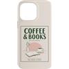 Coffee and Bookis Themed Apparels Women Custodia per iPhone 14 Pro Max Caffè E Libri Retro Reader Cafe