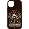 Red Sun Society Custodia per iPhone 14 Plus Samurai Anime Warrior Giappone Katana citazione motivazionale