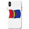 Living Flags Custodia per iPhone X/XS Bandiera ondulata del popolo Sami Lapponia Sapmi Norvegia