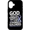 Stomach Cancer Warrior Gifts for Women a Custodia per iPhone 16 Consapevolezza del cancro allo stomaco Pervinca Novembre Cancro allo stomaco