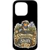 Jimbeels Custodia per iPhone 15 Pro Seedling Shift robin seed trays sprouts