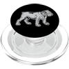 Pen and Ink Design Design bulldog, cane toro retrò PopSockets PopGrip per MagSafe