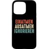 NextLevel Merch Custodia per iPhone 15 Pro Max Inspira Espira Ignora il detto divertente e colorato