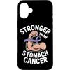 Stomach Cancer Warrior Gifts for Women a Custodia per iPhone 16 Plus Consapevolezza del cancro allo stomaco Pervinca Novembre Cancro allo stomaco