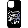 Stomach Cancer Warrior Gifts for Women a Custodia per iPhone 12 Pro Max Consapevolezza del cancro allo stomaco Pervinca Novembre Cancro allo stomaco