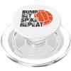 Fraxoweb Bump Set Spike Repeat Divertente Pallavolo Giocatore Coach PopSockets PopGrip per MagSafe