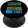 25. Jahre Geburtstag Spruch 25° compleanno Awesome dal settembre 2001 B Day PopSockets PopGrip Adesivo