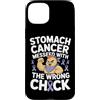 Stomach Cancer Warrior Gifts for Women a Custodia per iPhone 15 Plus Consapevolezza del cancro allo stomaco Pervinca Novembre Cancro allo stomaco