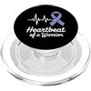 Stomach Cancer Warrior Gifts for Women a Consapevolezza del cancro allo stomaco Pervinca Novembre Cancro allo stomaco PopSockets PopGrip per MagSafe