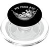 Funny Koala Saying & Funny Koala Designs My Puns Are (Koala Tea) - Divertente gioco di parole sarcastico PopSockets PopGrip per MagSafe