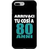 MAGENTIO Custodia per iPhone 7 Plus/8 Plus Regalo di Compleanno: Arriva a 80 anni con stile!